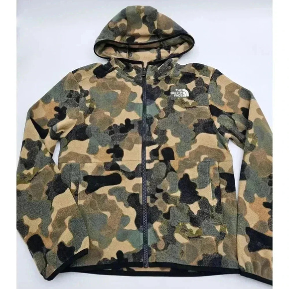 The North Face Kids' M Glacier Full Zip Hooded Jacket NWT - Picture 1 of 9